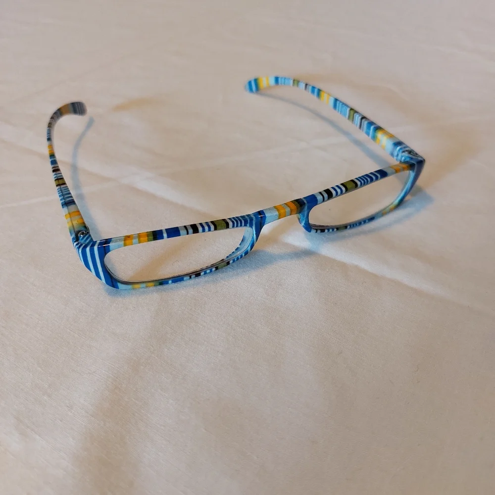 Bundle Of 2 Pairs Blue Reading Glasses with Case